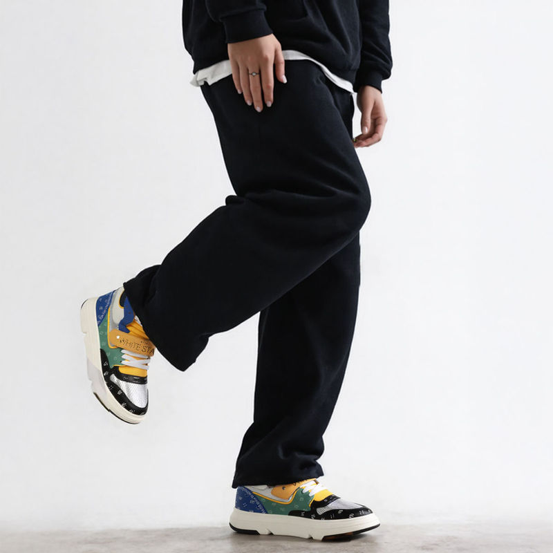 Whitesta Women Multi-Color Leather Sneakers (EURO 36)