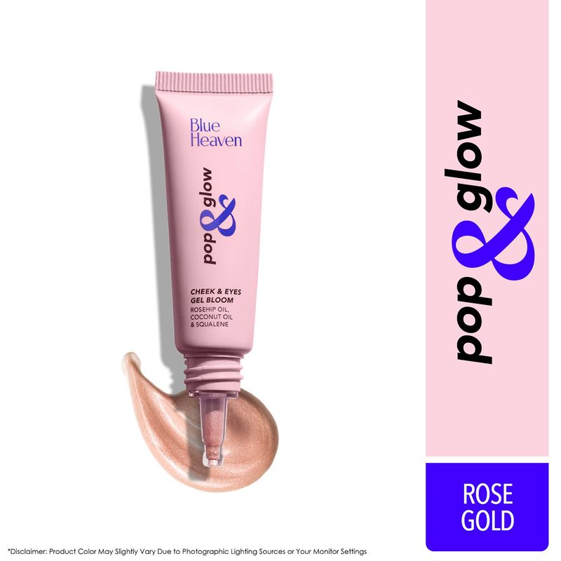 Blue Heaven Pop & Glow Highlighter - Rose Gold