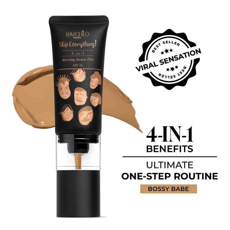 LoveChild Masaba Skip Everything Blurring Serum Skin Tint SPF 20 Bossy Babe