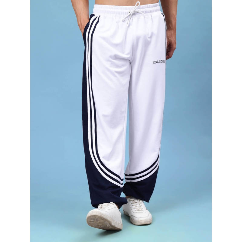 WEARDUDS Frenzy Curve Contrast Joggers Whie (XL)