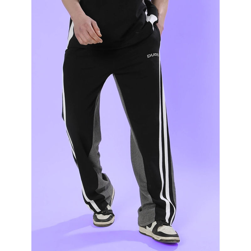 WEARDUDS Skater Korean Baggy Trackpants Black (XL)
