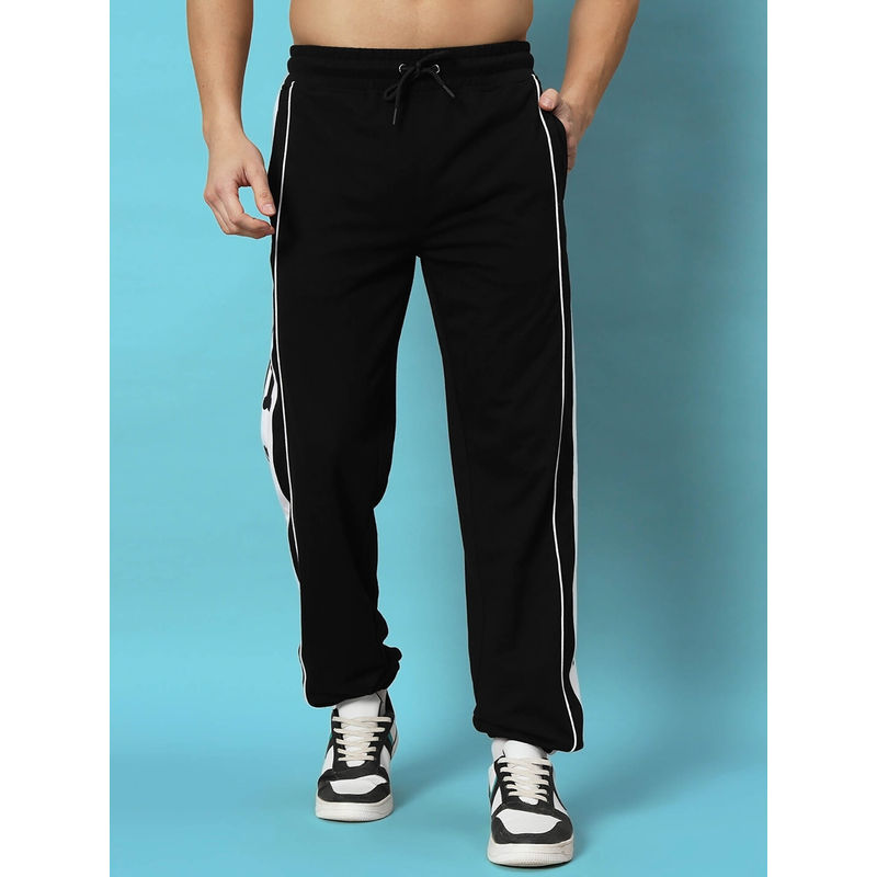WEARDUDS Tibia Contrast Panel Joggers Black (S)