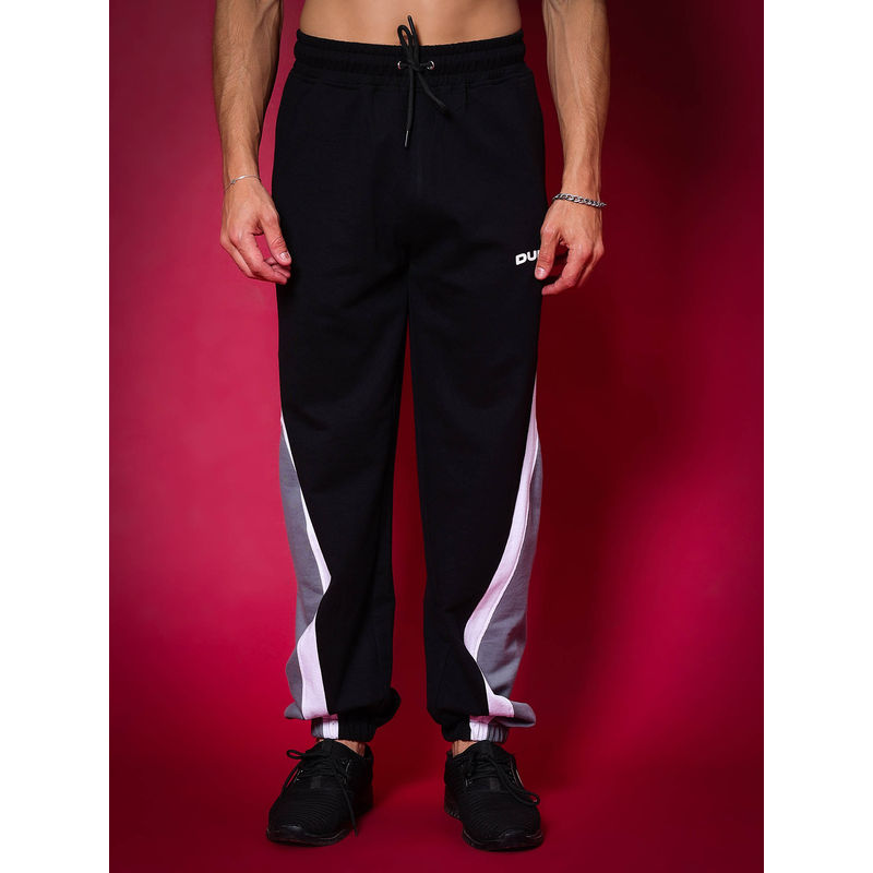 WEARDUDS Love Triangle Baggy Joggers Black (S)