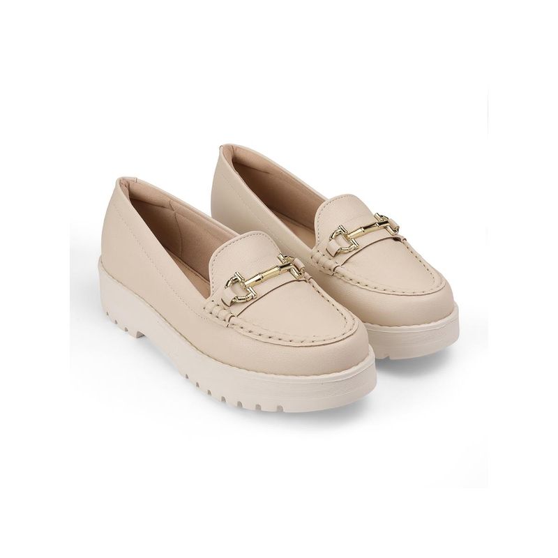 MODARE Cream Block Loafers (EURO 36)