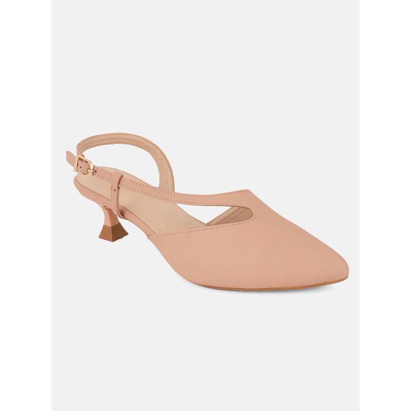 Drop Bold Pink Pointed Toe Stiletto Heel Sandal Heels For Women (EURO 41)