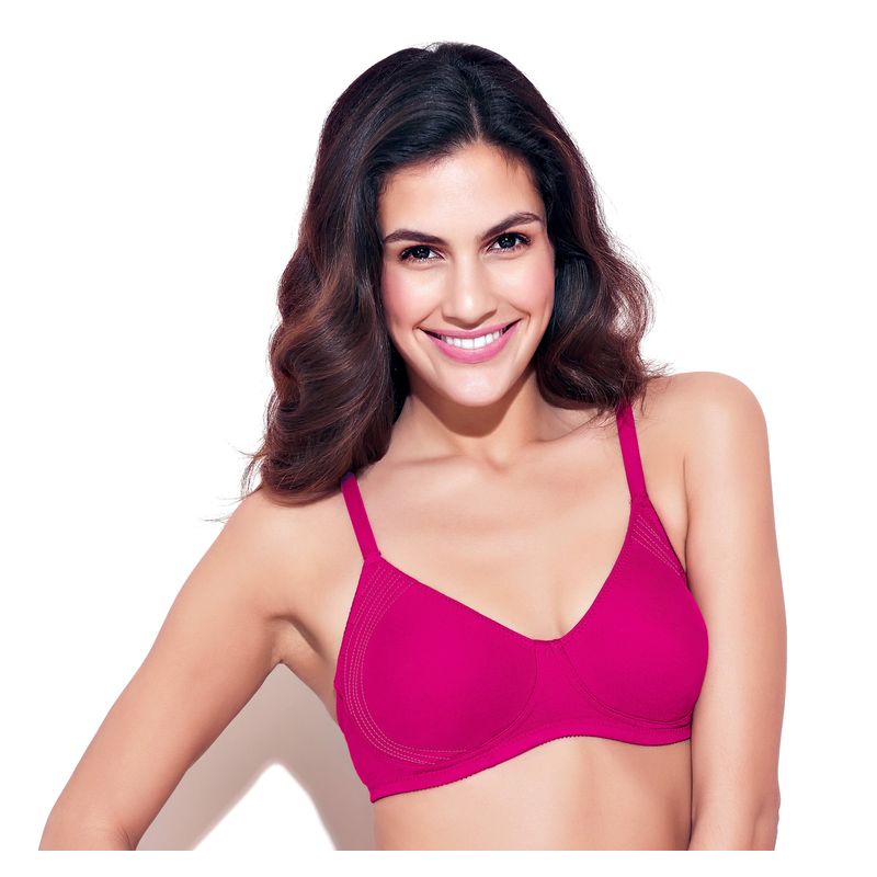 Enamor Everyday cotton Classic Bra for womens-side support, non