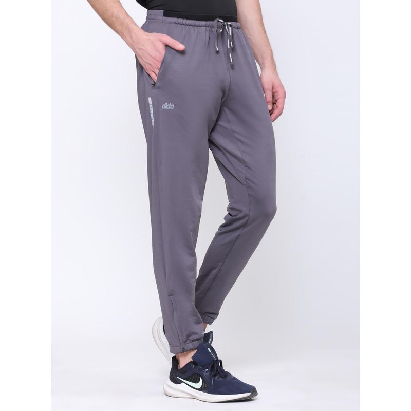 Dida Men's Grey Regular Sports Activewear Track Pant (M)