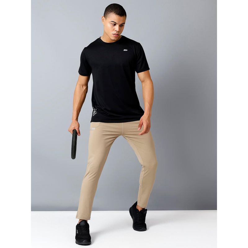 Dida Men's Beige Regular Sports Activewear Track Pant (XL)
