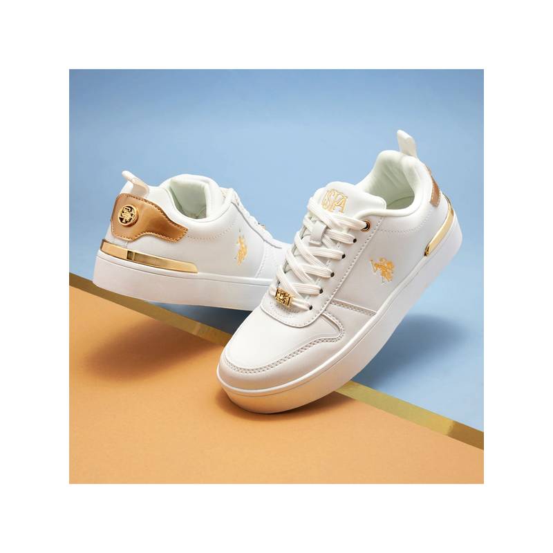 U.S. POLO ASSN. ARYA 3.0 Women Sneakers - White (UK 3)
