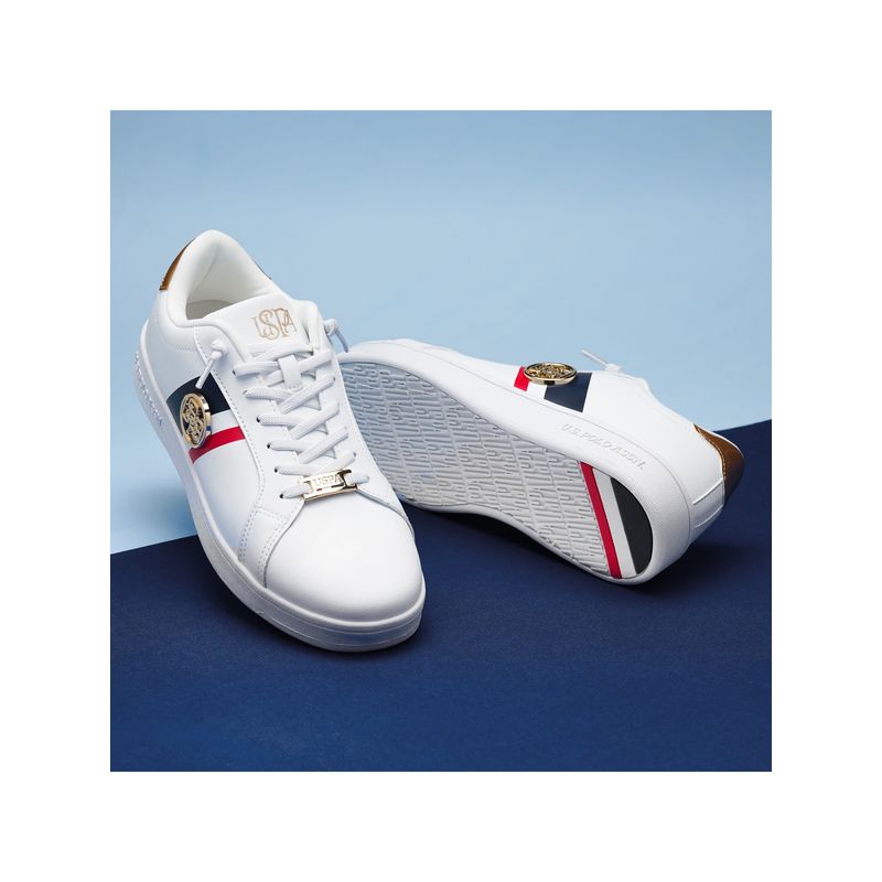 U.S. POLO ASSN. EMERY 3.0 Women Sneakers - Off White (UK 6)