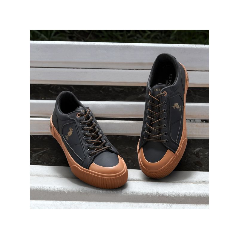U.S. POLO ASSN. Ruben 2.0 Men Black Sneakers (UK 7)