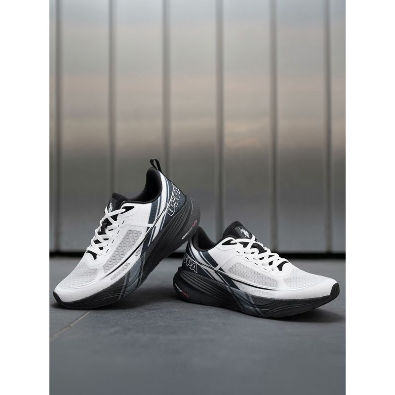 U.S. POLO ASSN. ERWIN White Running Shoes for Men (UK 10)