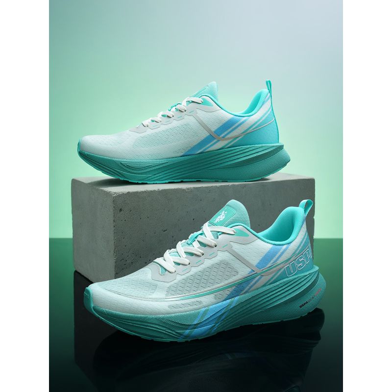 U.S. POLO ASSN. ERWIN Green Running Shoes for Men (UK 8)