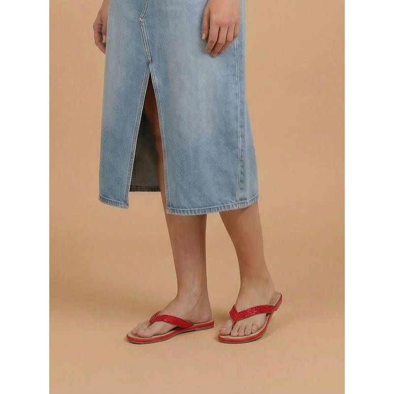Metro Women Red Flats (UK 3)