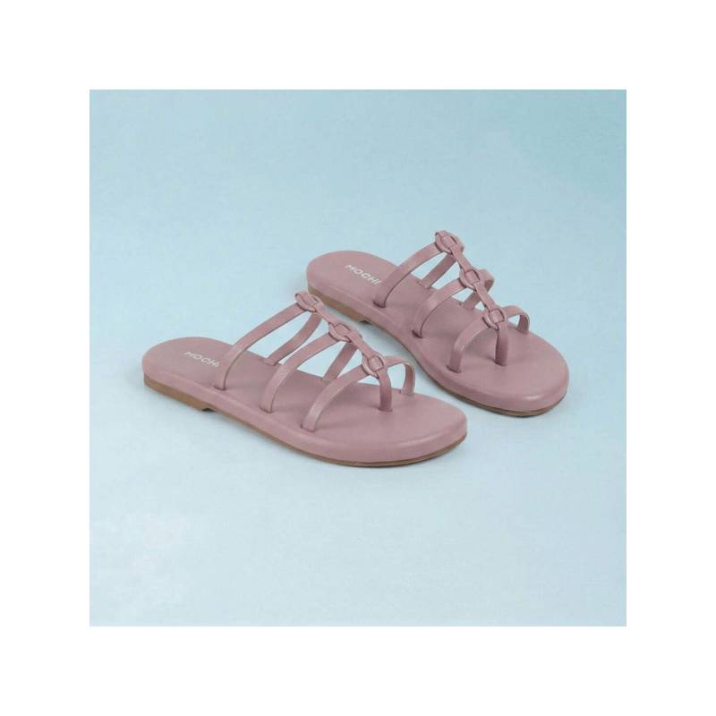 Mochi Women Pink Flats (UK 7)
