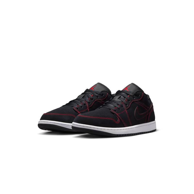 Nike Men Black Air Jordan 1 Sneakers - 553558-076 (US 10)