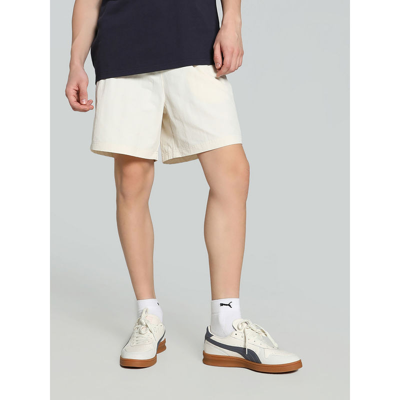 Puma MMQ Men White Shorts (XS)