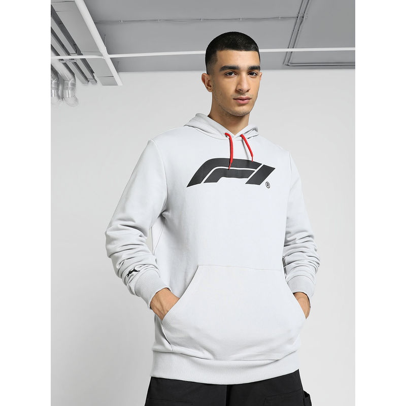 Puma F1 Men Grey Motorsport Logo Hoodie (S)