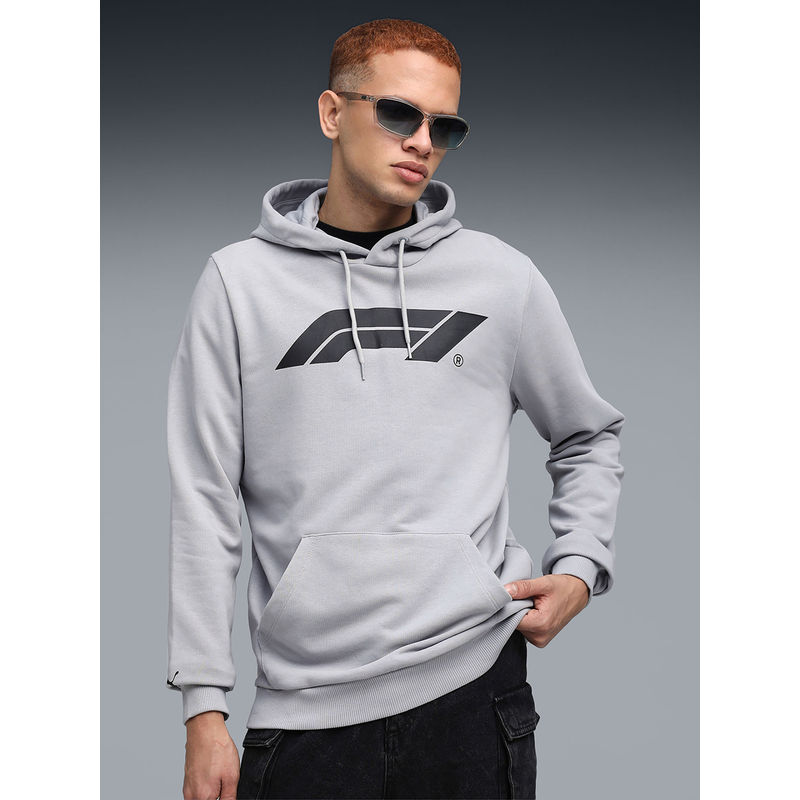 Puma F1 Men Grey Motorsport Logo Hoodie (S)