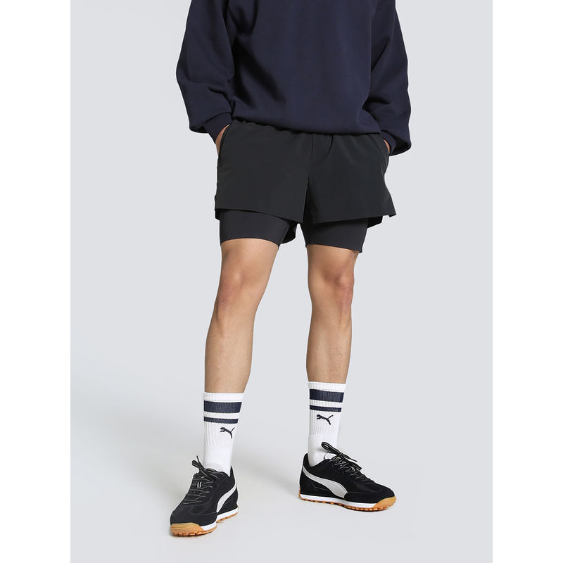 Puma MMQ SPORT Men Black Running Shorts (S)