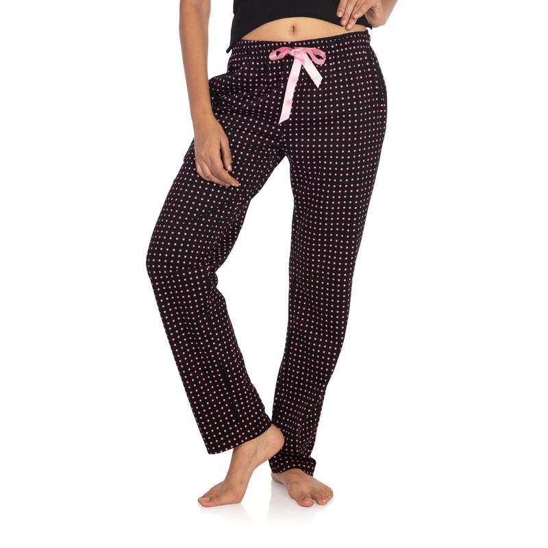 Nite Flite Women'S Polka Dots Printed Cotton Pyjamas (S)