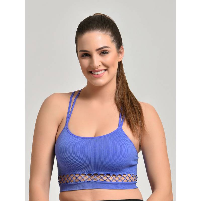 Makclan Flex In Fit Sports Bra - Blue (M)