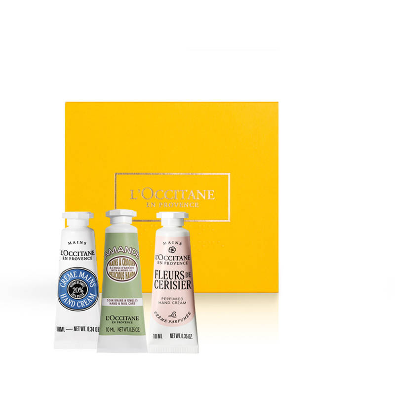Buy L'Occitane Hand Cream Trio - Shea Butter,Almond & Cherry