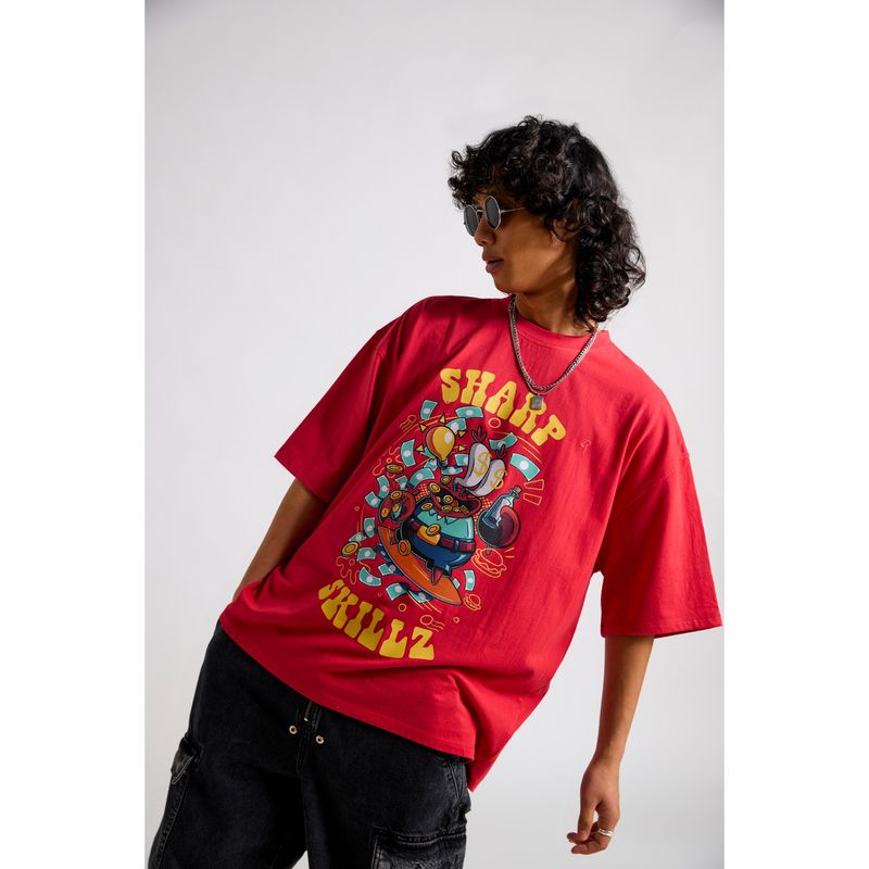 The Clothing Factory SpongeBob- Sharp Skillz Oversized T-Shirt (M-L)
