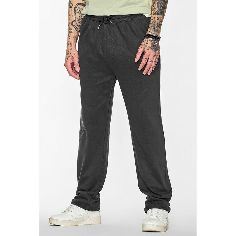 Snitch Core Lab Charcoal Grey Relaxed Fit Trackpant (36)