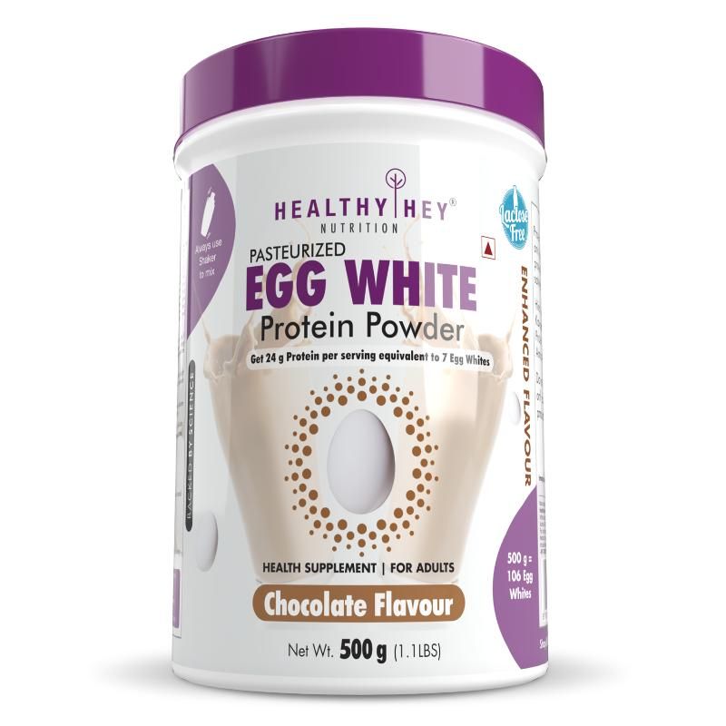HealthyHey Nutrition Egg White Protein - Instant Mix - Chocolate