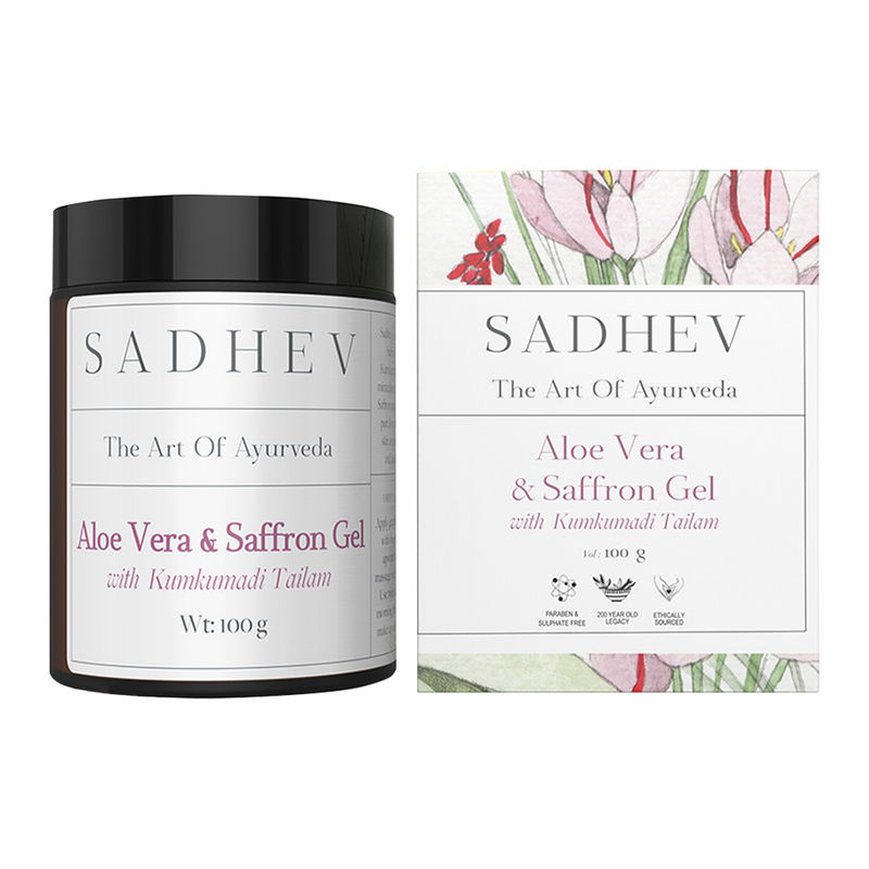 SADHEV Aloe Vera Gel With Saffron And Kumkumadi Thailam
