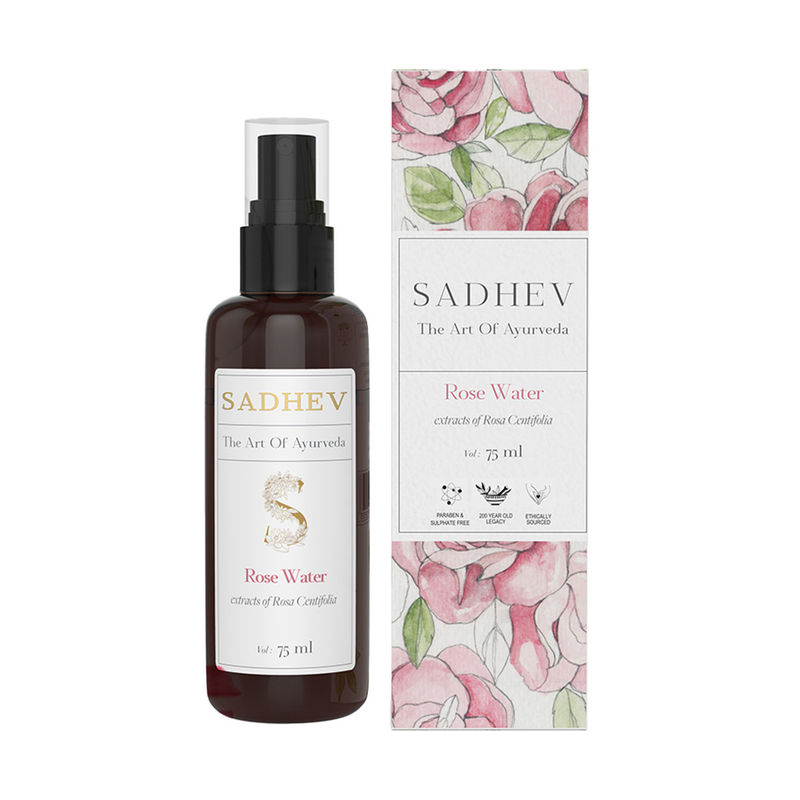 Sadhev The Art Of Ayurveda Mini Natural Rose Water Toner