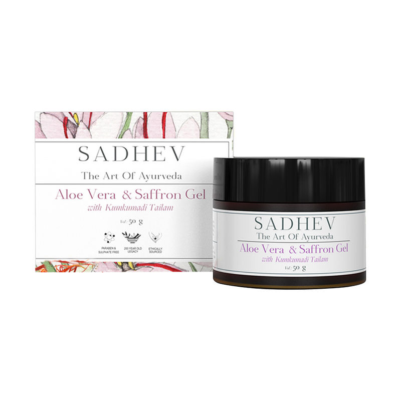 SADHEV Aloe Vera Gel With Saffron And Kumkumadi Thailam