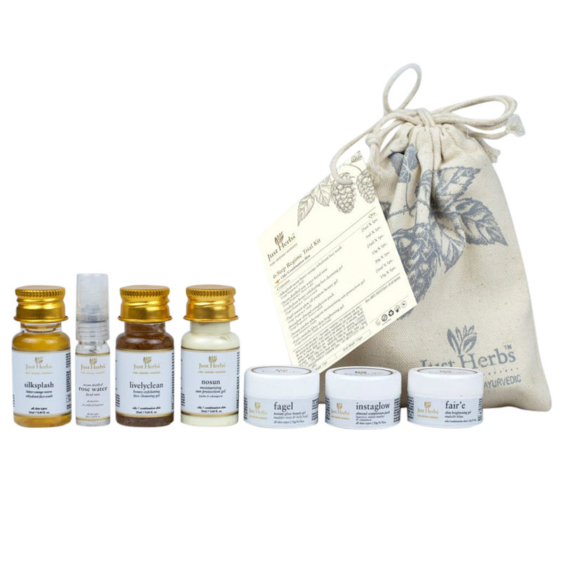 Just Herbs Daily Skincare Essentials Trial Kit For Oily Skin Buy Just Herbs Daily Skincare