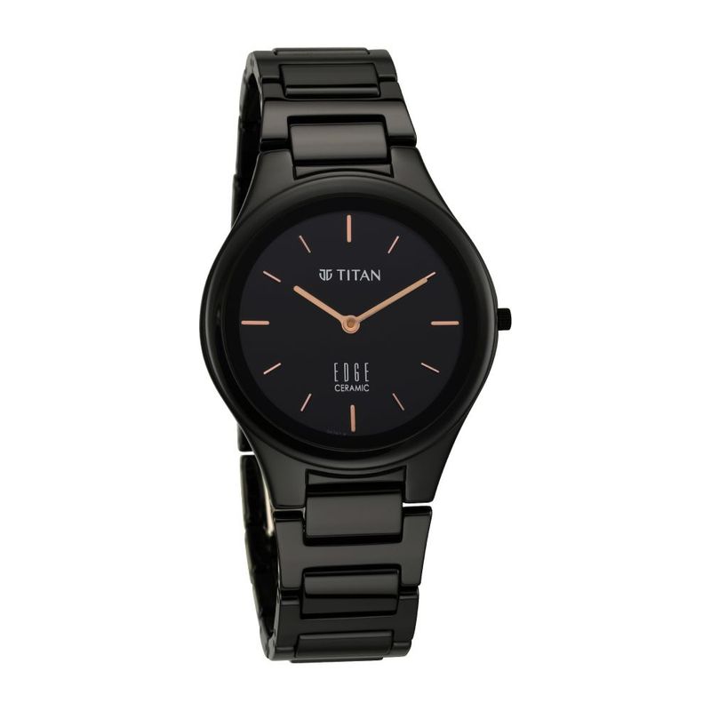 Buy TITAN Mens Edge Ceramic Analog Watch - 1696NC01 | Shoppers Stop