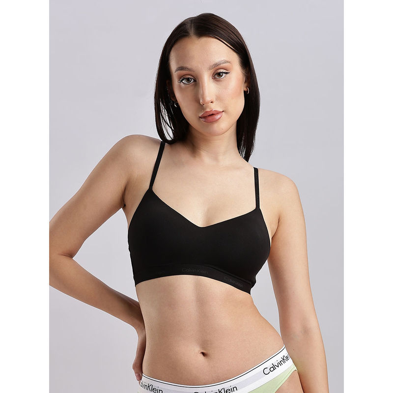 Calvin Klein Womens Black T-Shirt Bra (S)
