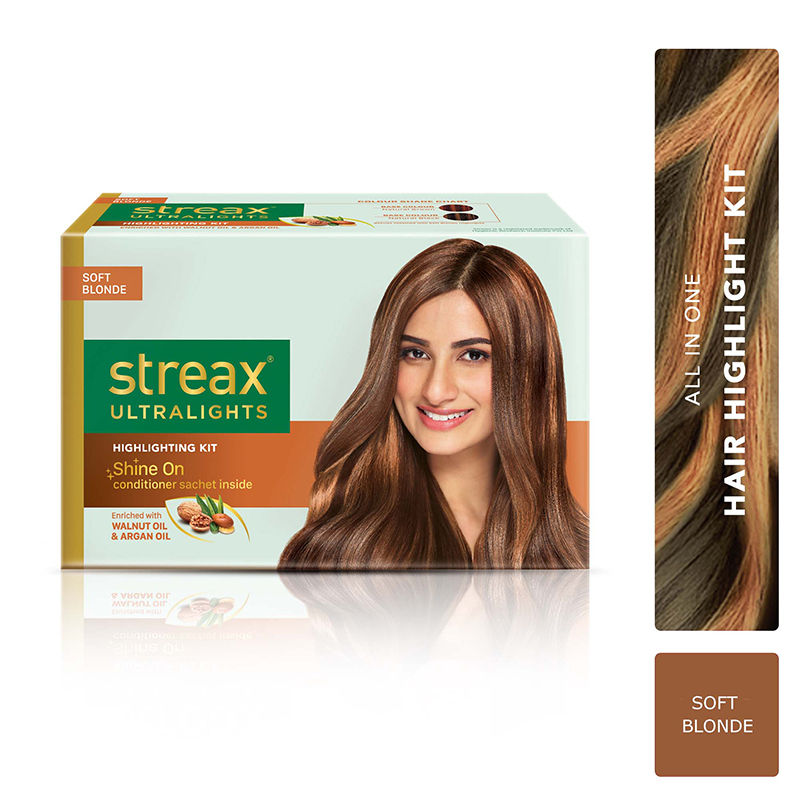 Streax Ultralights Highlight Hair Colour Kit | Soft Blonde