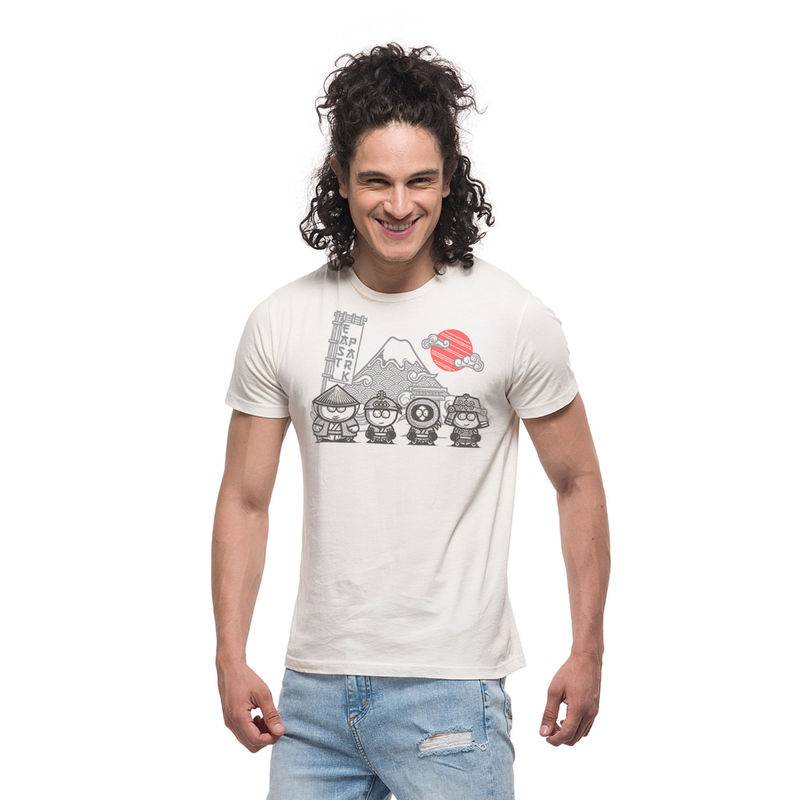 THREADCURRY Park East Creative Graphic Printed T-Shirt for Men (XL)