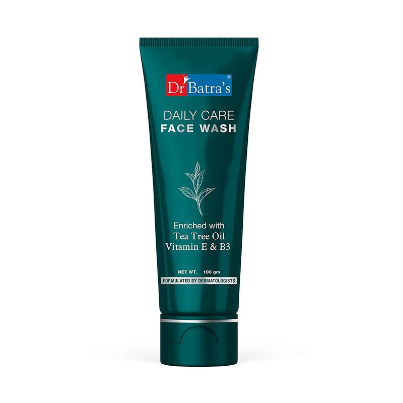 Dr Batra's Daily Care Face Wash, Enriched With Tea Tree Oil Extract for Gentle Skin