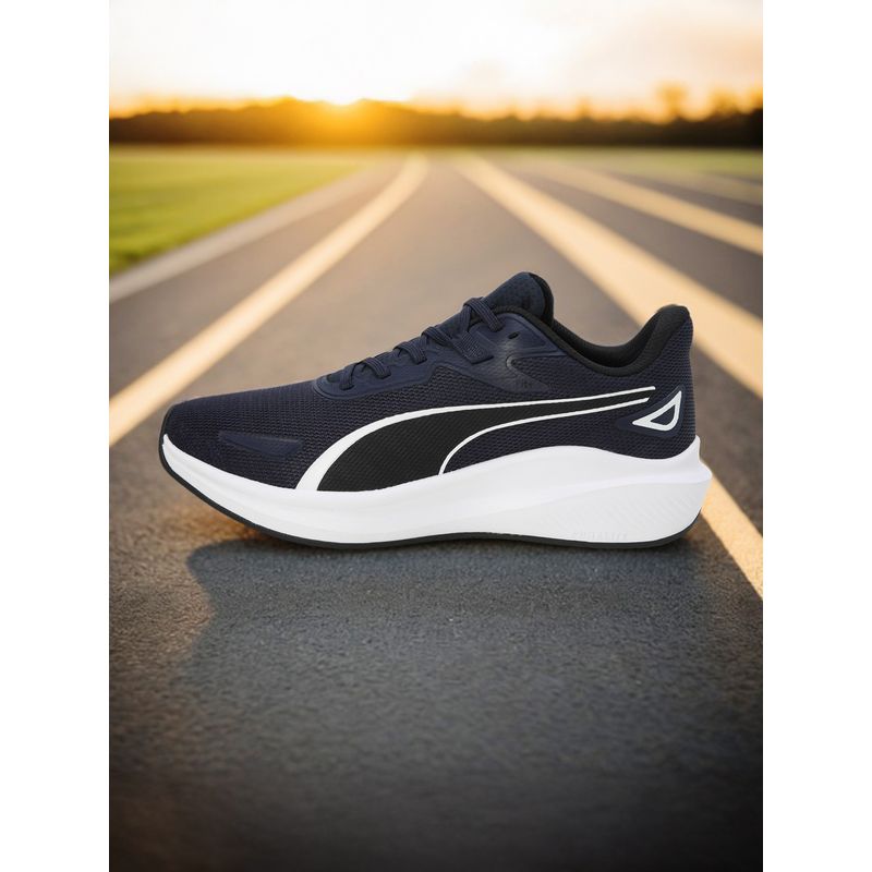Puma Skyrocket Lite Men Navy Blue Running Shoes (UK 8)