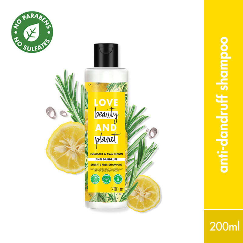 Love Beauty & Planet Rosemary & Yuzu Lemon Anti Dandruff Shampoo