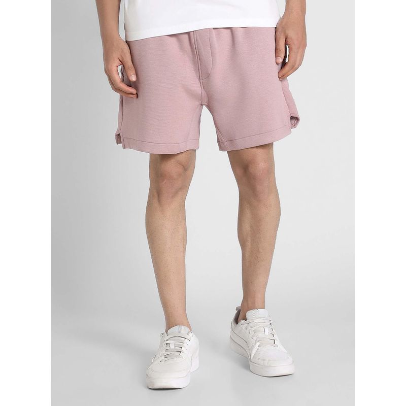 American Eagle Men Pink Polyester Blend Printed Shorts (28)