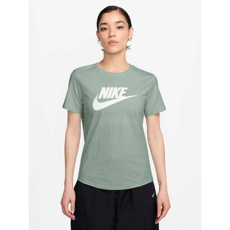 Nike Grey Sportswear Nsw Club Tee Icn Ftra Women T-Shirt (S)
