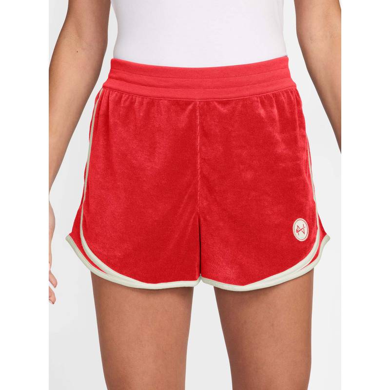 Nike Women Sportswear Red Shorts (XL)
