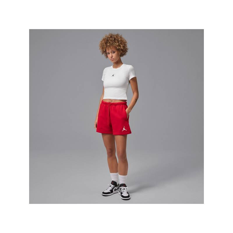 Nike White Sportswear Ess Tmid Tee Women T-Shirt (L)