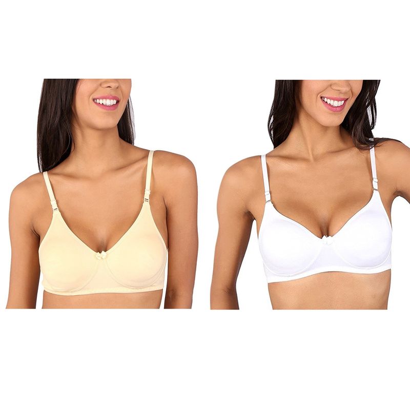 Bralux Bela T-Shirt Bra White - Skin Set Of 2 (30B)