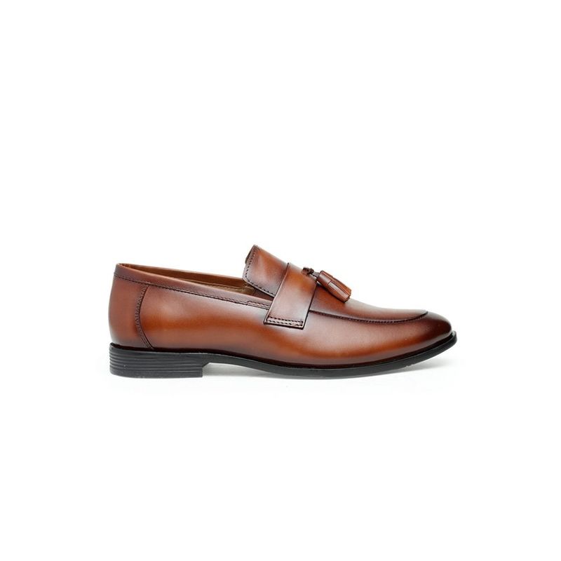 Teakwood Leathers Brown Solid Slip-on - Euro 44