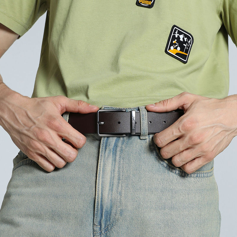 Puma Minsk Reversible Leather Navy Blue Belt (M)