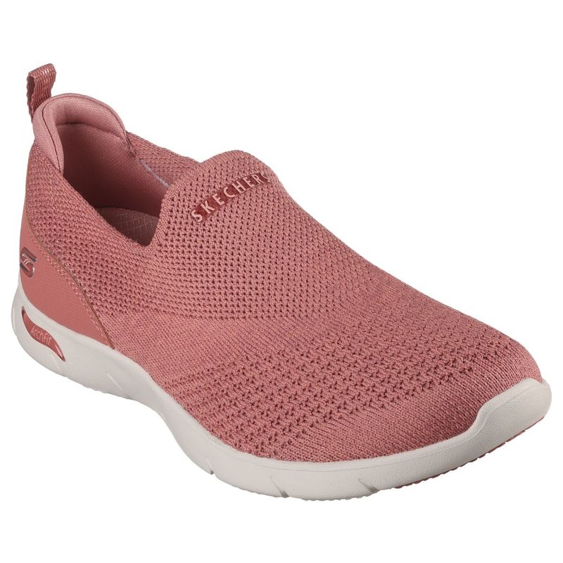 SKECHERS Women Arch Fit Refine - Don't Go Rust Casual Slip On Sneakers (UK 4)