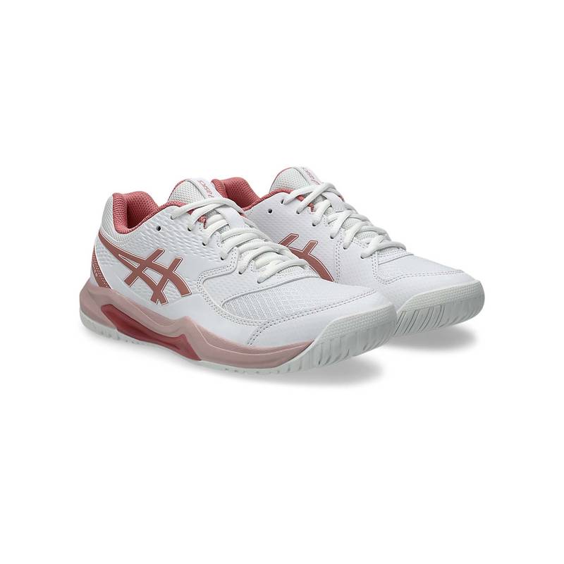 ASICS Women GEL-DEDICATE 8 Running Shoes - White(UK 8)